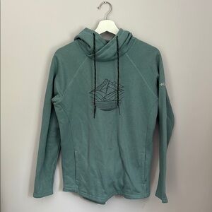 Columbia Teal Fitted Hoodie